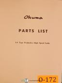 Okuma-Okuma Type LS, Productive High Speed Lathe, Parts List Manual-LS-Type LS-01